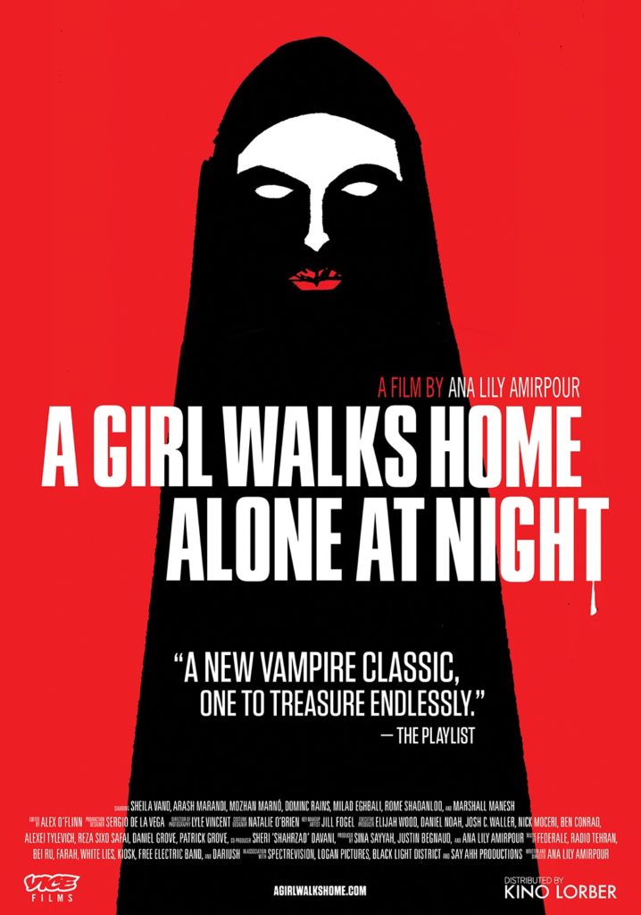 A poster for "A Girl Walks Home Alone At Night"