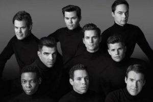 The incredibly handsome ensemble cast of The Boys in the Band 