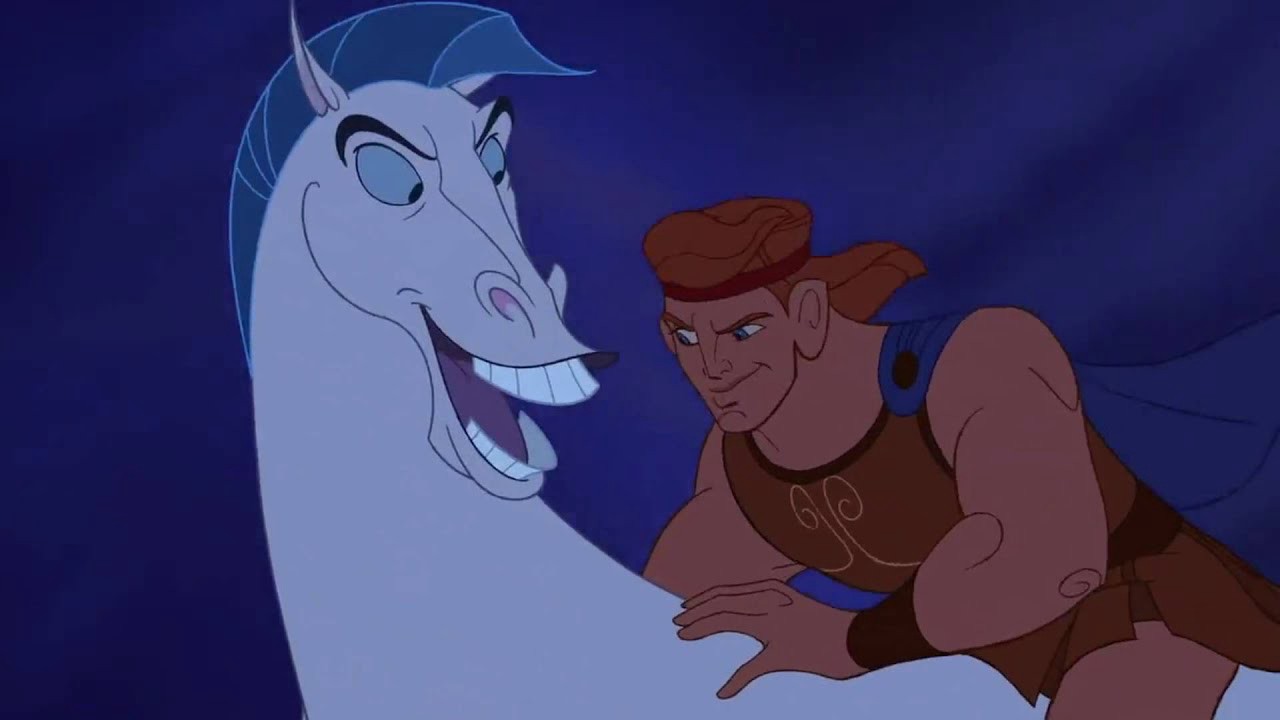 Hercules astride Pegasus