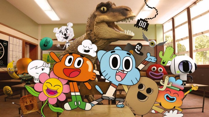 Gumball, Darwin, and a few of their schoolmates