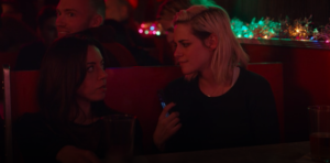 Riley (Aubrey Plaza) and Abby (Kirsten Stewart) have the most chemistry on-screen