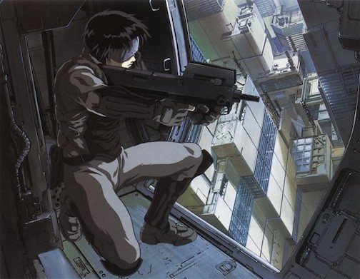 Motoko Kusanagi from Ghost in the Shell