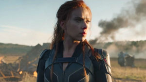 A still from "Black Widow" of Natasha