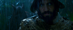 A still from "Jungle Cruise" of Aguirre in the jungle in the 1500s
