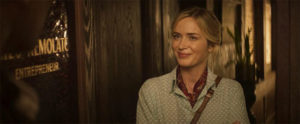 A still from "Jungle Cruise" of Lily smiling