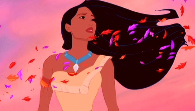 Pocahontas and the colors of the wind