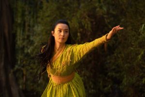 A still from 'Shang-Chi' of Fala Chen as Li, Shang-Chi's mother