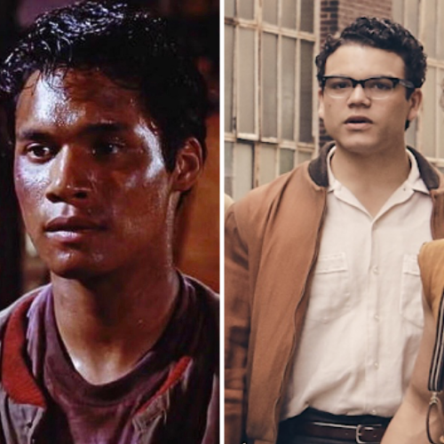 Left: Chino in the 1961 West Side Story. Right: Chino in the 2021 West Side Story