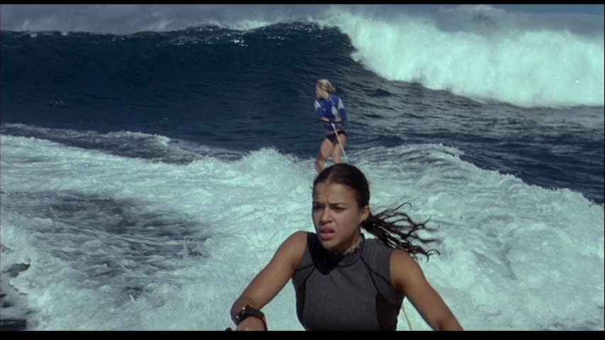 This image is of Anne Marie surfing