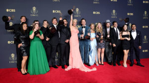 Cast of Ted Lasso at 2021 Emmys 