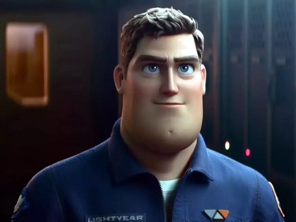 this image is of Buzz Lightyear as a human