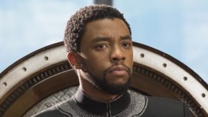 T’Challa  played by Chadwick Boseman in Black Panther