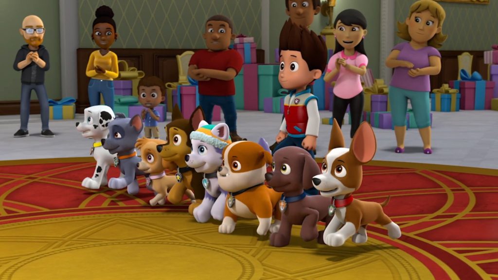 This image is of the PAW Patrol in Barkingburg