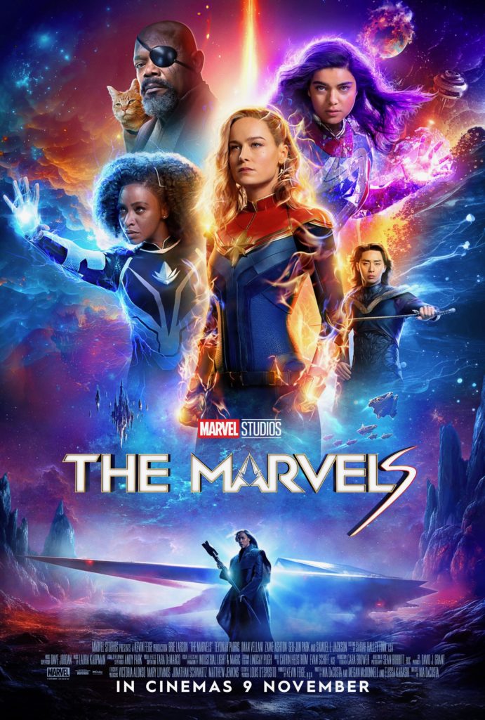 The Marvels movie poster