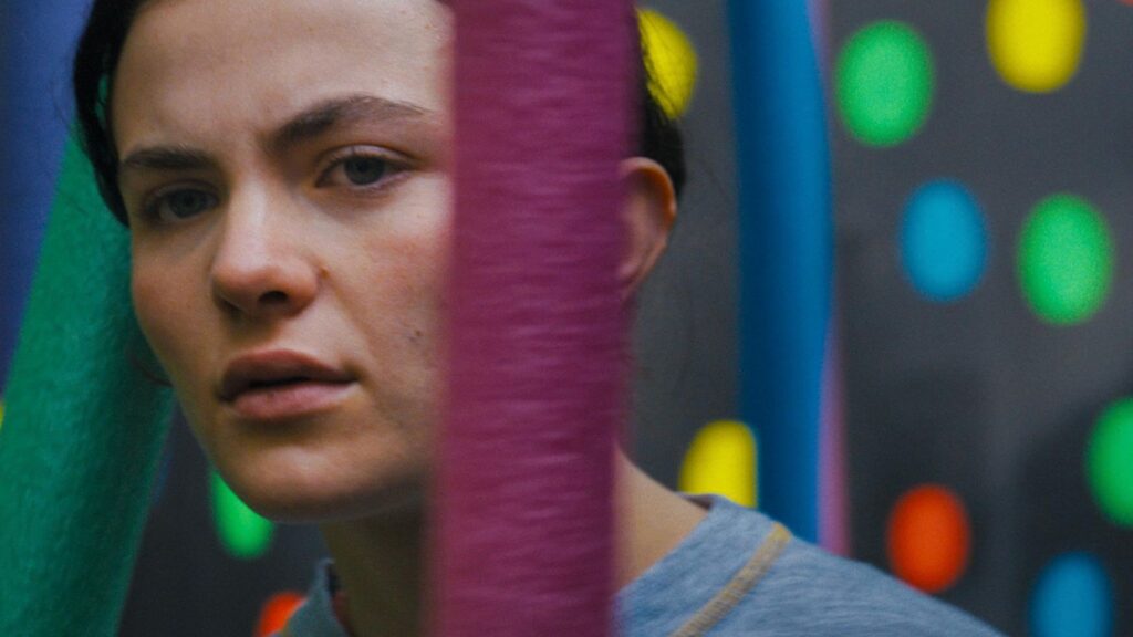 Caity in the haunted house
